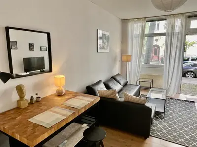 Ein Sitzbereich in der Unterkunft 2-Zimmer FeWo in Berlin Friedenau!