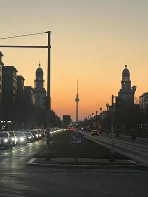 Blick auf den Sonnenuntergang/Sonnenaufgang von der Ferienwohnung aus oder aus der Nähe