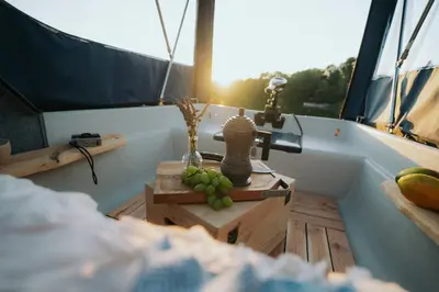 Grundriss der Unterkunft Campingboot Entenkoje