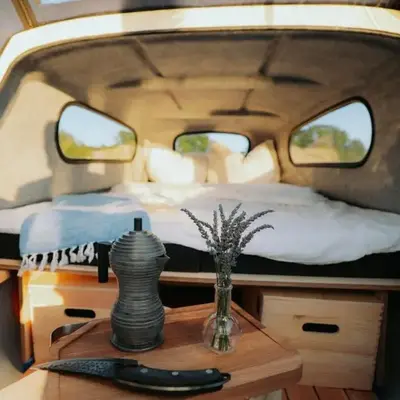 Campingboot Entenkoje