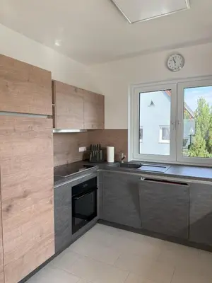 Küche/Küchenzeile in der Unterkunft Quiet Stay Zepernick - direkt an Berlin