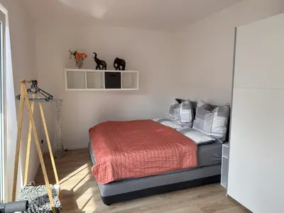 Ein Bett oder Betten in einem Zimmer der Unterkunft Quiet Stay Zepernick - direkt an Berlin
