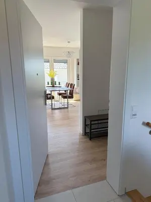 Ein Sitzbereich in der Unterkunft Quiet Stay Zepernick - direkt an Berlin