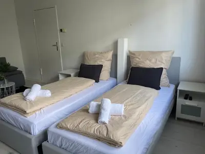 Ein Bett oder Betten in einem Zimmer der Unterkunft Berlin City Stay
