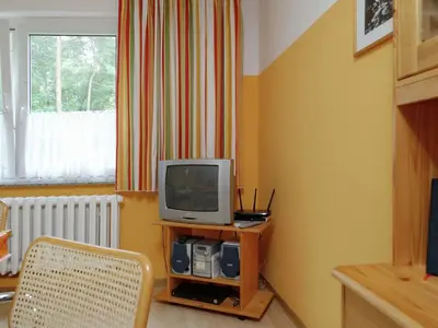 TV/Unterhaltungsangebot in der Unterkunft Elite-Ferienhaus mit Garten in Spreenhage
