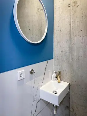 Ein Badezimmer in der Unterkunft Spreeblick Studio