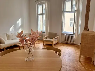 Ein Sitzbereich in der Unterkunft Stylish Flat in Prime Location