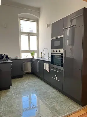 Küche/Küchenzeile in der Unterkunft Stylish Flat in Prime Location
