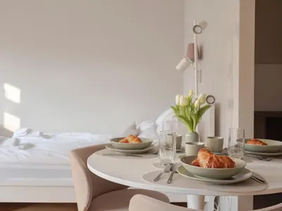 Grundriss der Unterkunft Studio Apartment Berlin Mitte 37m2 - U-Bahn Leopoldplatz by Rooms Berlin