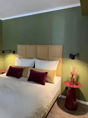 Ein Bett oder Betten in einem Zimmer der Unterkunft Amazing apartment by P&M in Prenzlauer Berg