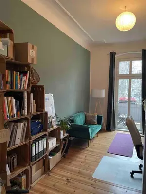 Die Bibliothek in der Ferienwohnung
