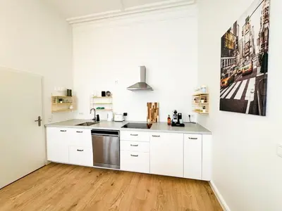 Küche/Küchenzeile in der Unterkunft Great 2-room apartment Palace Charlottenburg
