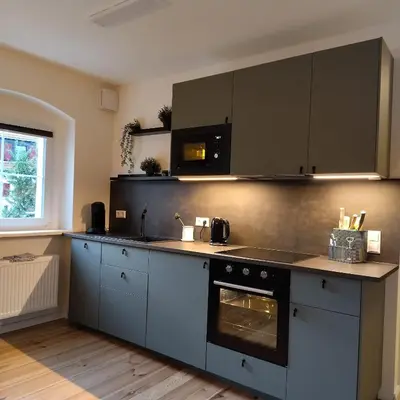 Küche/Küchenzeile in der Unterkunft Tempelhof Apartment