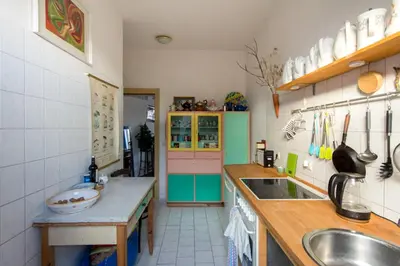 Küche/Küchenzeile in der Unterkunft Hollerhof - Urwüchsiges Paradies - Kreativurlaub