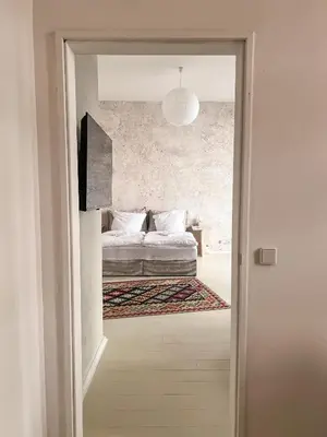 Ein Bett oder Betten in einem Zimmer der Unterkunft Loft-style design apartment in the heart of Berlin