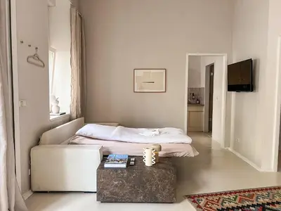 TV/Unterhaltungsangebot in der Unterkunft Loft-style design apartment in the heart of Berlin