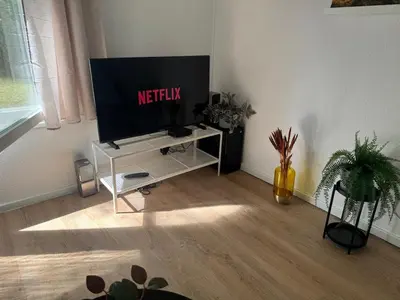 TV/Unterhaltungsangebot in der Unterkunft Feriendorf Seddiner See - Bungalow 3