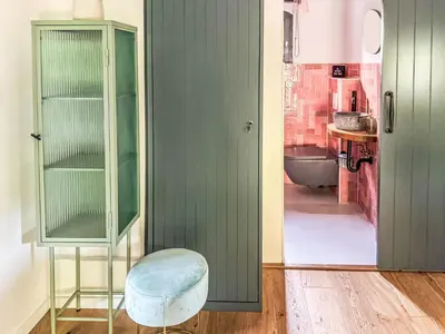 Ein Sitzbereich in der Unterkunft Apartment Hinterhov Nest by Interhome