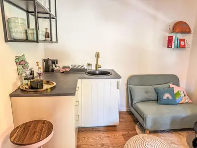 Küche/Küchenzeile in der Unterkunft Apartment Hinterhov Nest by Interhome