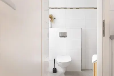 Ein Badezimmer in der Unterkunft central I 2 bedroom I fast Wifi