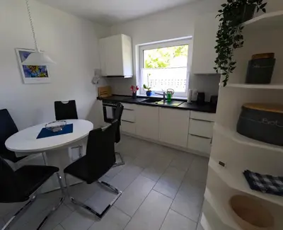 Küche/Küchenzeile in der Unterkunft Haus Wiesenblick