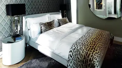 Ein Bett oder Betten in einem Zimmer der Unterkunft No3 Schinkelplatz