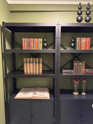 Die Bibliothek in der Ferienwohnung