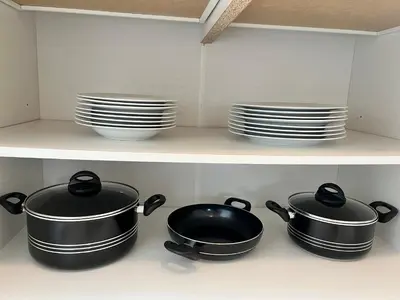 Küche/Küchenzeile in der Unterkunft Oranienburg Unterkunft max 7P mit 4 Schlafzimmern
