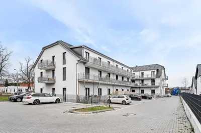 Das Gebäude in dem sich die Ferienwohnung befindet