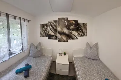 Ein Sitzbereich in der Unterkunft Casa Mia 37 am See