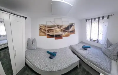 Ein Bett oder Betten in einem Zimmer der Unterkunft Casa Mia 37 am See