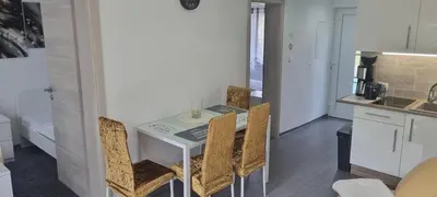 Küche/Küchenzeile in der Unterkunft Casa Mia 37 am See