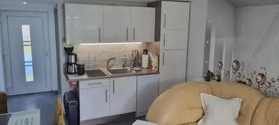 Küche/Küchenzeile in der Unterkunft Casa Mia 37 am See