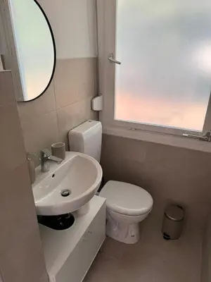 Ein Badezimmer in der Unterkunft Feriendorf Seddiner See - Bungalow 4