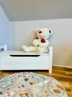 Grundriss der Unterkunft Ferienwohnung Prieros am Langer See mit Klima