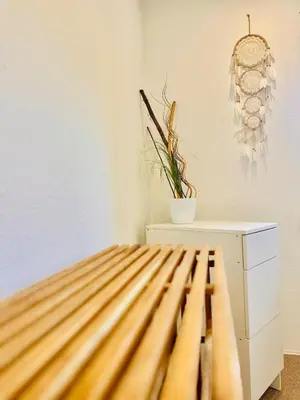 Grundriss der Unterkunft Ferienwohnung Prieros am Langer See mit Klima