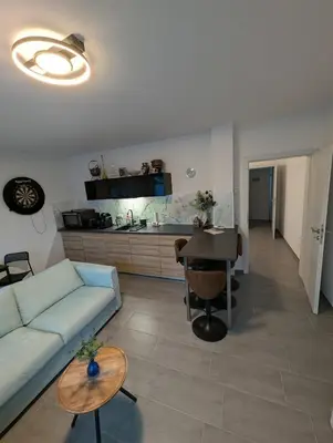 Küche/Küchenzeile in der Unterkunft 2-room guest apartment for 2 people