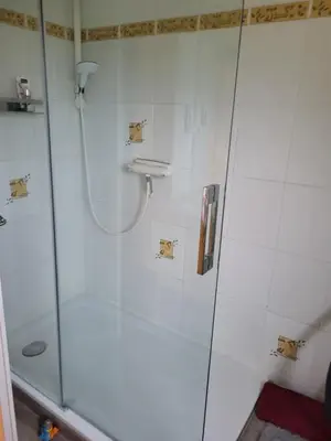 Ein Badezimmer in der Unterkunft Erholung im Grünen und doch zentral