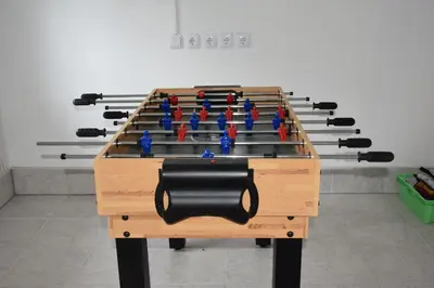 Eine Spielezimmer in der Unterkunft Gemütliche Wohnung mit Garten