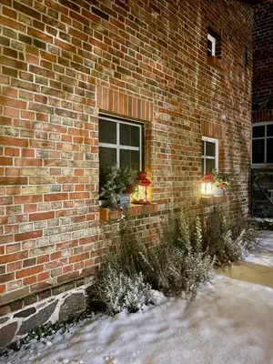 Hof zum alten Birnbaum im Winter