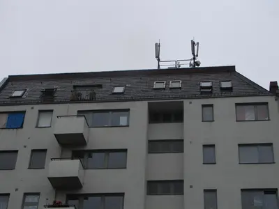Das Gebäude in dem sich die Ferienwohnung befindet