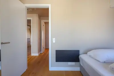 Ein Sitzbereich in der Unterkunft Apartment am KuDamm mit Dachterrasse, Pool und Sauna