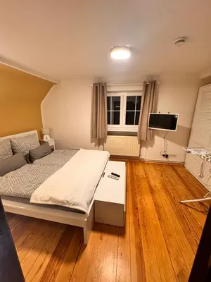 Ein Sitzbereich in der Unterkunft Cottage - Kleine alte Villa am See