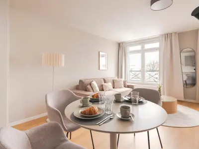 Grundriss der Unterkunft Modernes Studio Apartment Berlin Mitte