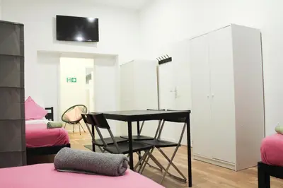 Ein Bett oder Betten in einem Zimmer der Unterkunft Moderne Unterkunft - Emser