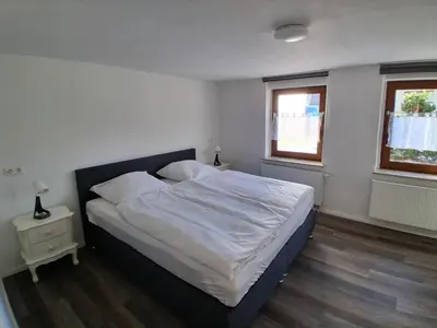 Ein Bett oder Betten in einem Zimmer der Unterkunft Haus Möhtlitz