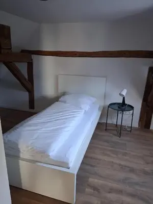 Ein Bett oder Betten in einem Zimmer der Unterkunft Haus Möhtlitz