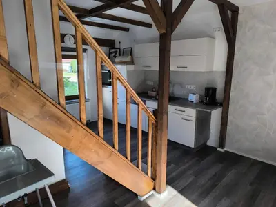 Küche/Küchenzeile in der Unterkunft Haus Möhtlitz