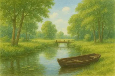 Naturlandschaft in der Nähe der Ferienwohnung