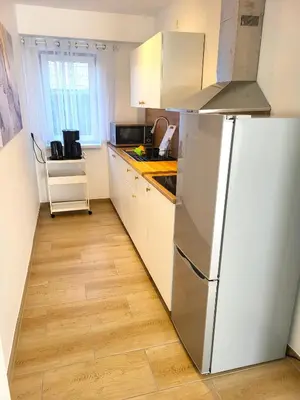 Küche/Küchenzeile in der Unterkunft Apartment 1Zi Villa Asih